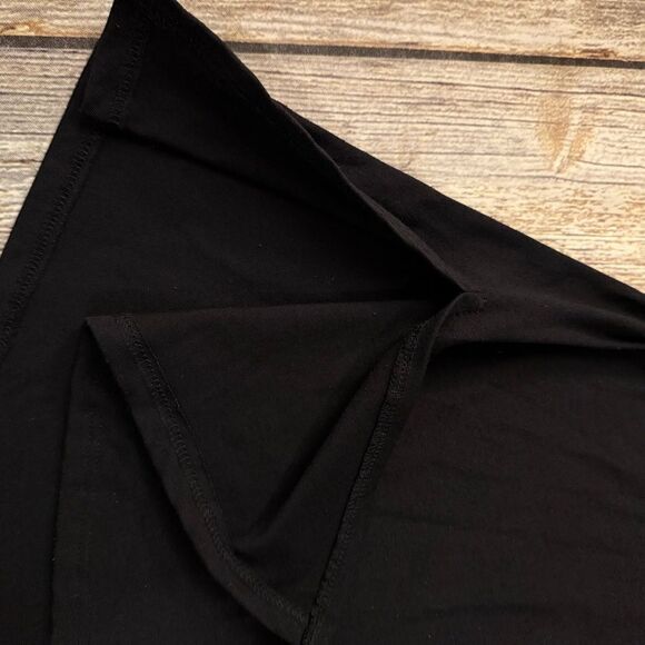 Black Asymmetrical Perfect Tee - Picture 2 of 3